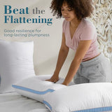 viewstar Bed Pillows King Size Set of 2, Hotel Quality, Down Alternative Big Pillow for Back, Stomach or Side Sleepers, Firm
