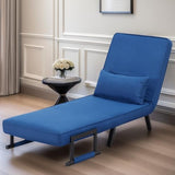 3 in 1 Sleeper Sofa Bed, Futon Sofa Bed for Living Room with Side Pocket, Black Sleepers Sofa Couch with Pullout Bed, Convertible Love Seat Sleepers Bed for Living Room, Bedroom, Small Space